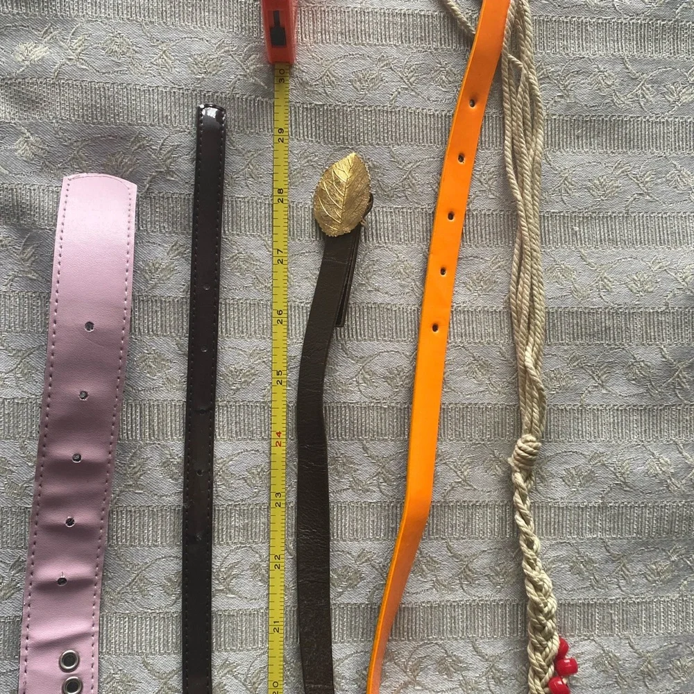 Bundle of girls belts